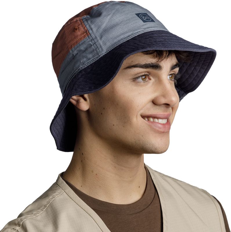 Панама хлопок Buff Sun Bucket Hat Hak Steel Фото 3
