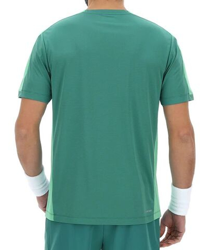 Мужская теннисная футболка Lotto Superrapida VIII - deep dark green