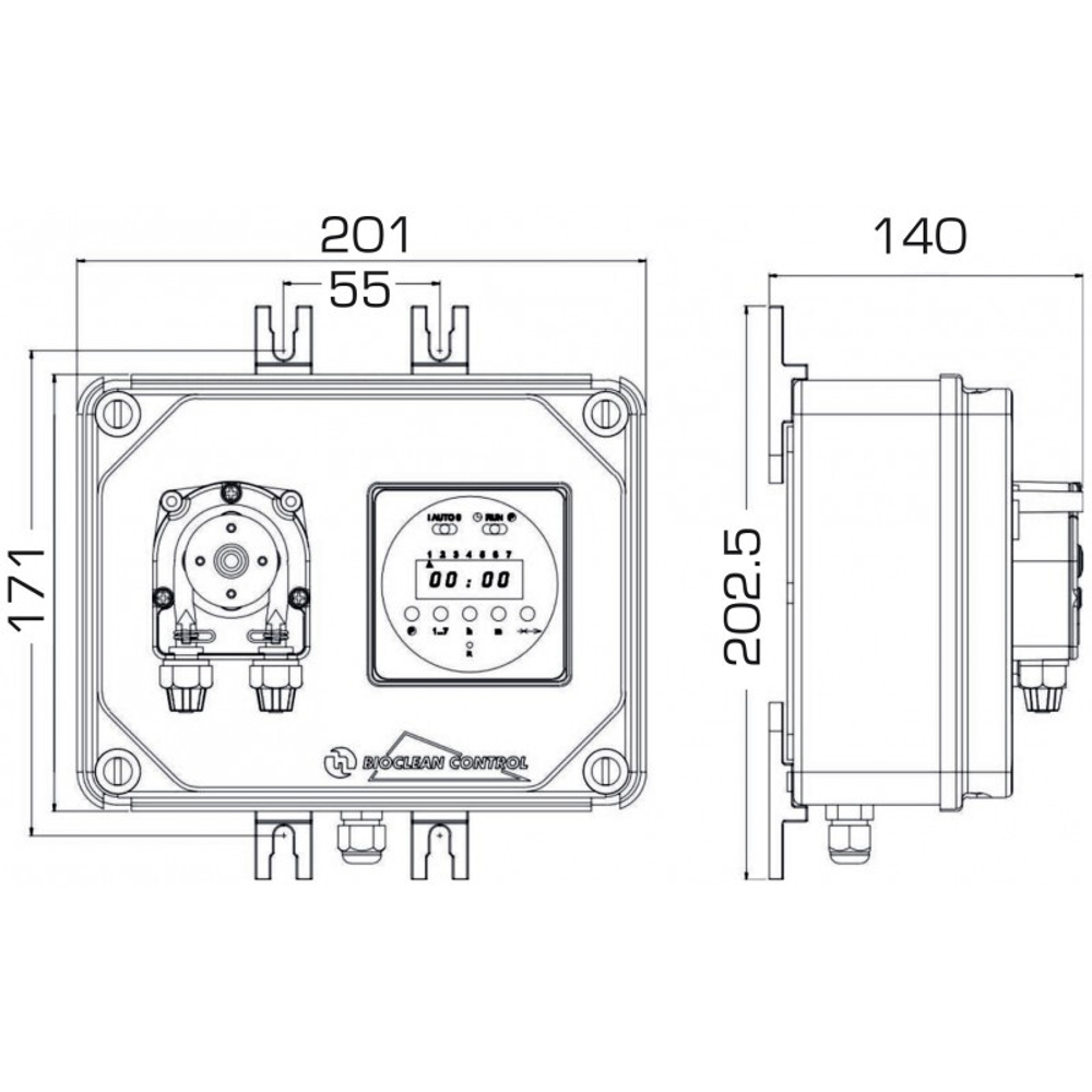 Авт.станция дозир. BIOCLEAN CONTROL PER 2.2-1 230V SANT