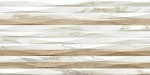 Настенная плитка Alma Ceramica TWU2550EPH14 Euphoria 24.9x50 белая / бежевая глянцевая / рельефная под мрамор / под дерево / полосы
