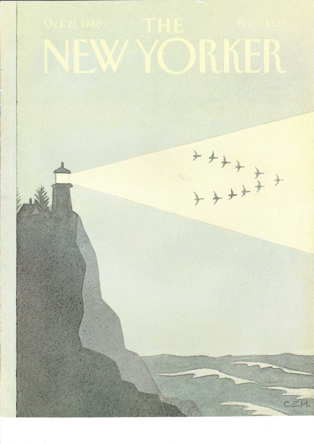 Журнал The New Yorker 27-10-1980, обложка