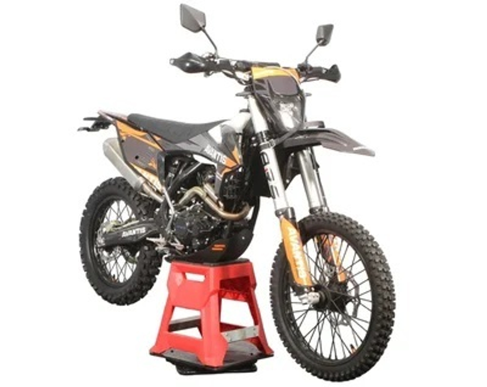 Мотоцикл кроссовый эндуро AVANTIS 250 CARB NIBBI EXCLUSIVE (CB250-F/172FMM DESIGN KTM ЧЕРНЫЙ) ARS с ПТС