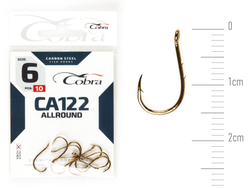 Крючки Cobra Allround OKIAMI сер. CA122 разм. 006 10шт.