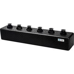 Коллектор STOUT 3(5) контура горизонтальный сталь 39438