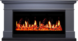 Каминокомплект California - Серый графит (Высота 850 мм) с очагом 5D V-ART 40