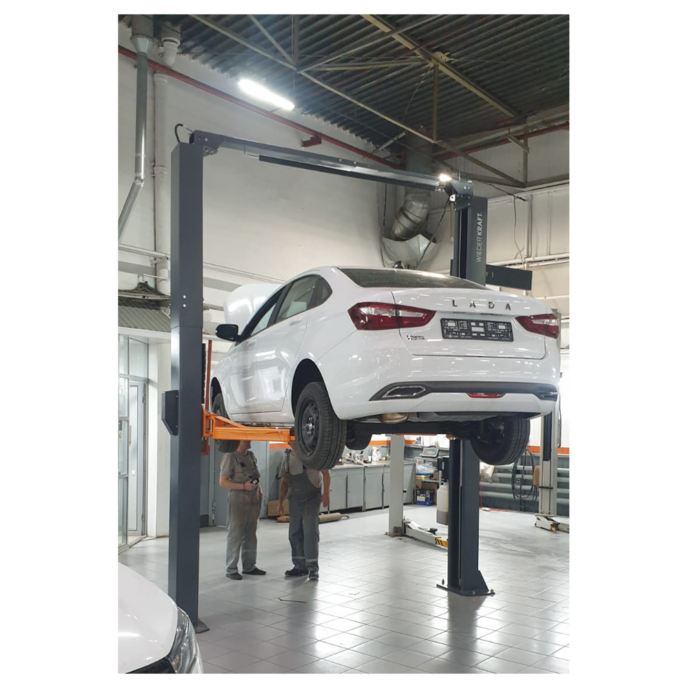 WDK-529E Подъемник двухстоечный с верхней синхронизацией 4 тонны, электр.разбл., 380В