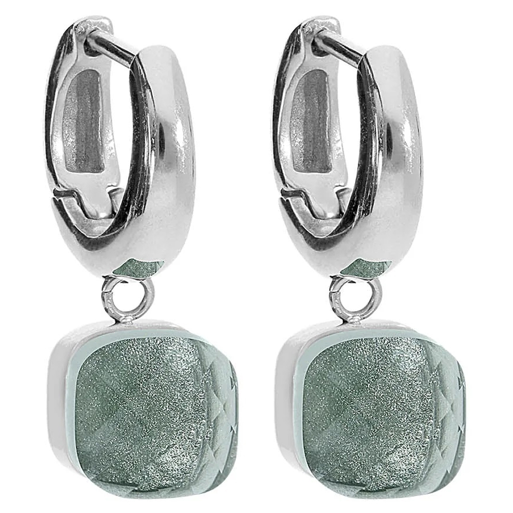 Серьги Qudo FIRENZE (S) Light Grey 107000/20-5223