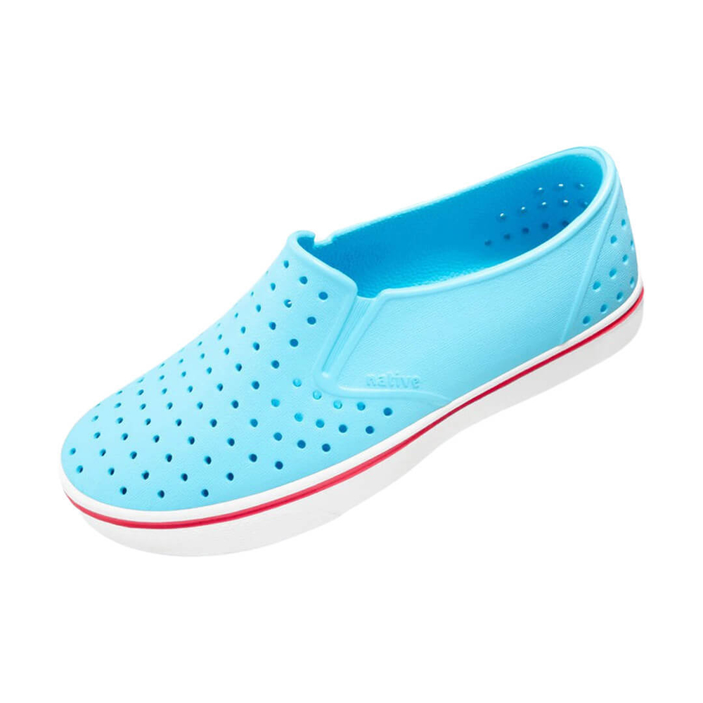 Кеды Native Miles Hamachi Blue Shell White голубые