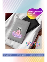 Термонаклейка на одежду, термопринт Енот