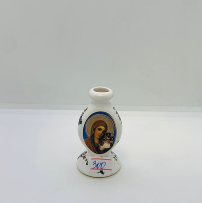 Подсвечник с ликом Пресвятой Богородицы