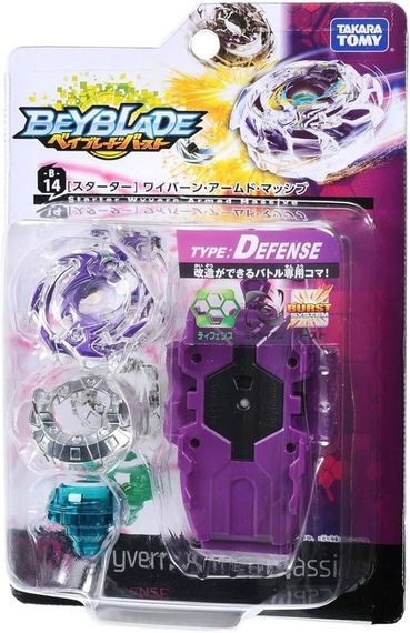 Волчок и лаунчер Wyvern Armed Massive B14 от Takara Tomy