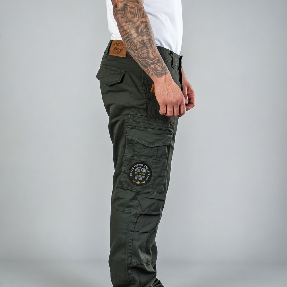 Карго штаны темно-серые Yakuza Premium 3953