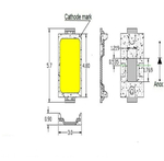 Светодиод SMD 5730 LED 6200K