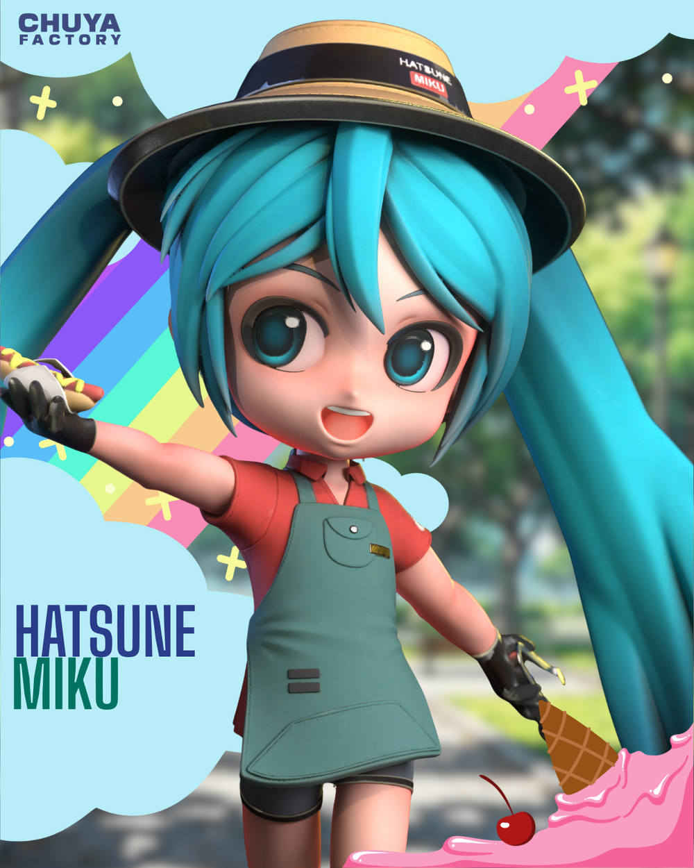 Фигурка Мику Хацунэ Hatsune Miku Vocaloid