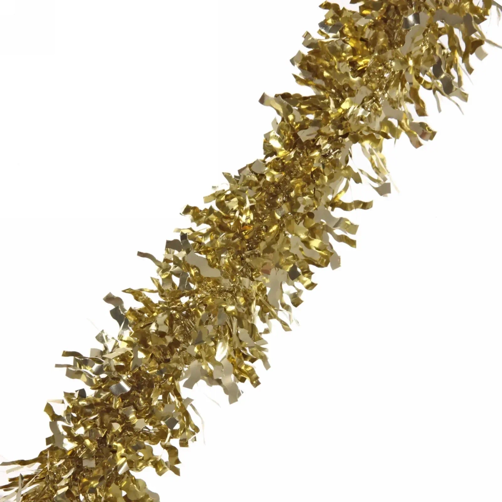 Мишура 2 м 9 см «Яркая змейка», Золото