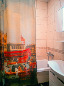 Комплект штор "Роскошная Венеция", по мотивам живописи итальянского художника Каналетто, картина «Возвращение Бучинторо к молу у Дворца дожей», около 1730 г.