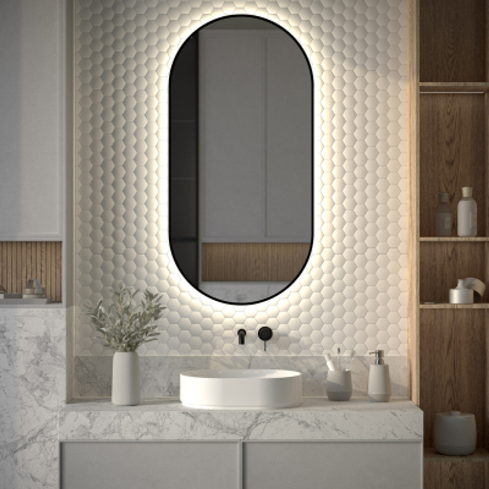 Зеркало Defesto LED 31W нейтральный свет AURA 60Х120 см
