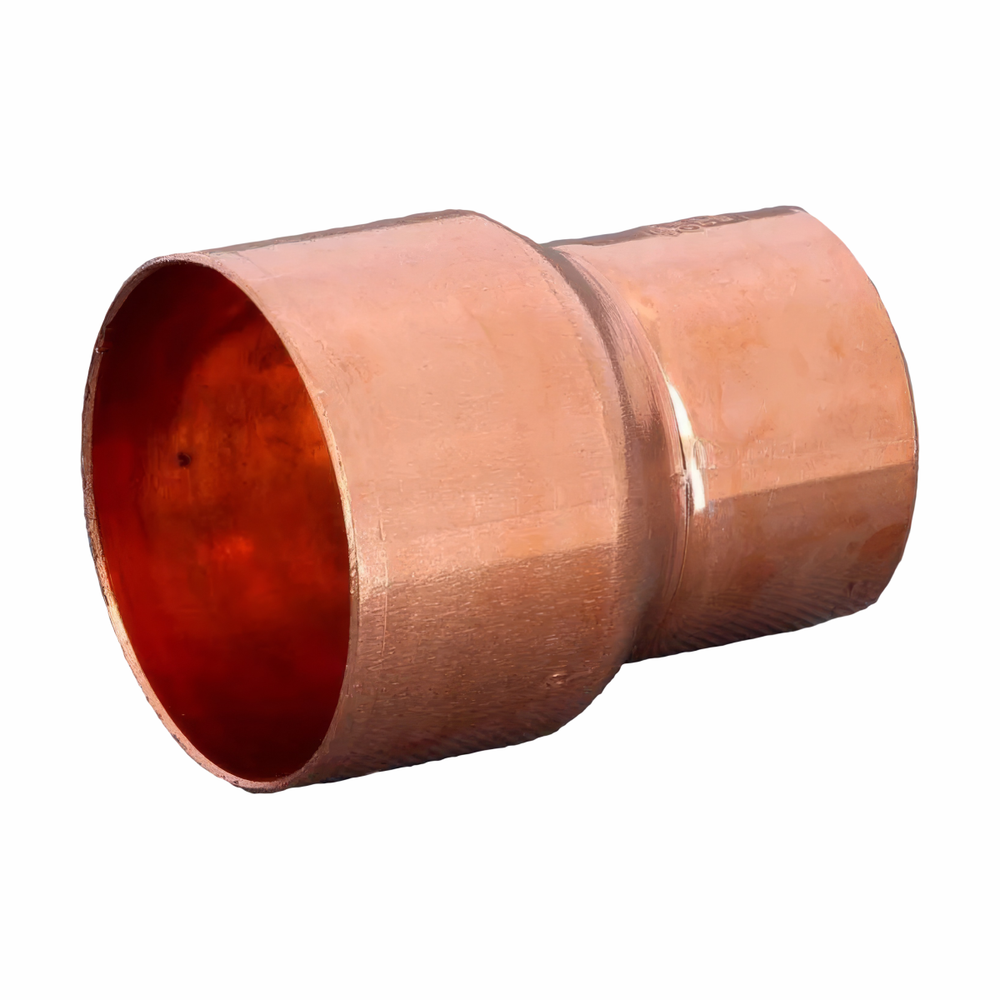 Муфта переходная 2_5/8" х 1_5/8" медная