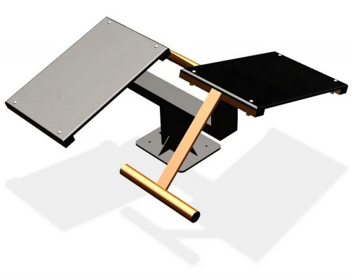 Уличный тренажер Скамья для пресса двойная Т.515