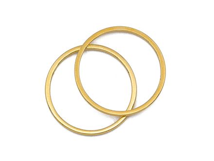 Коннектор 16,5мм, цвет золото