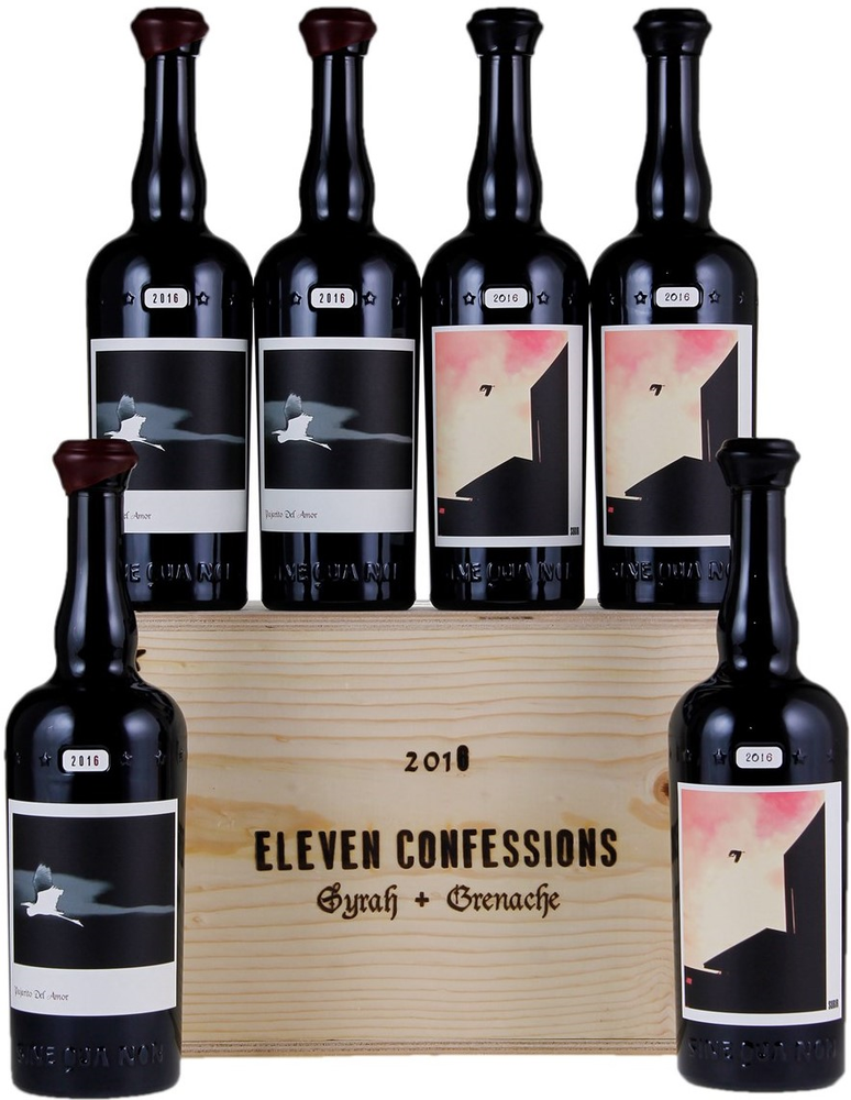 Sine Qua Non, 11 Confessions Estate Box 2016: 3 x 2 (Syrah + Grenache)