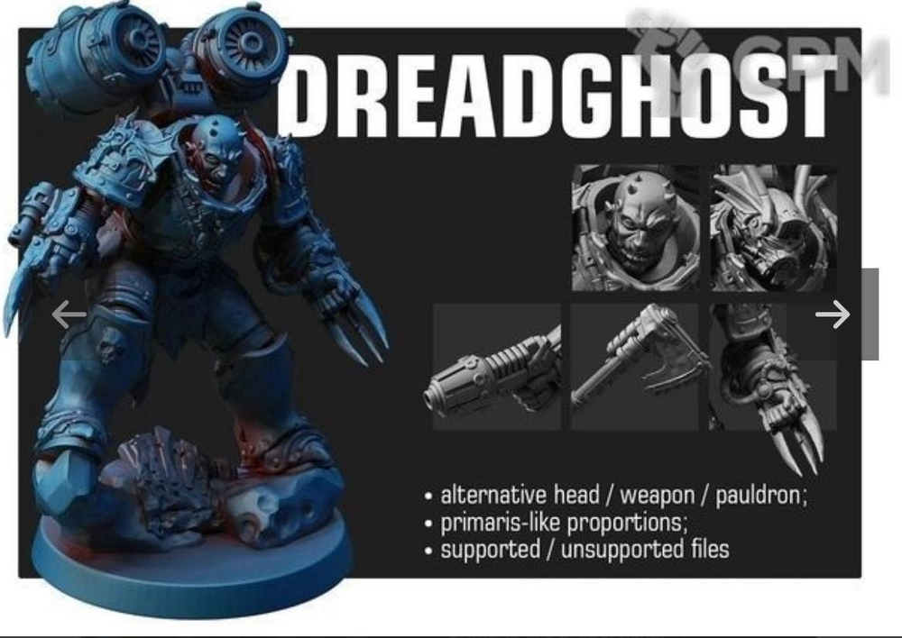 Chaos Space Marine Dreadghost