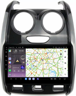 Магнитола для Renault Duster 2015-2020, Lada Largus 2021+ - Kuberg QLed, Android 13, TS20, CarPlay, SIM-слот