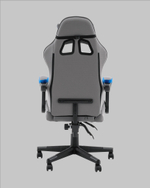 Кресло спортивное TopChairs Phantom серо-голубой