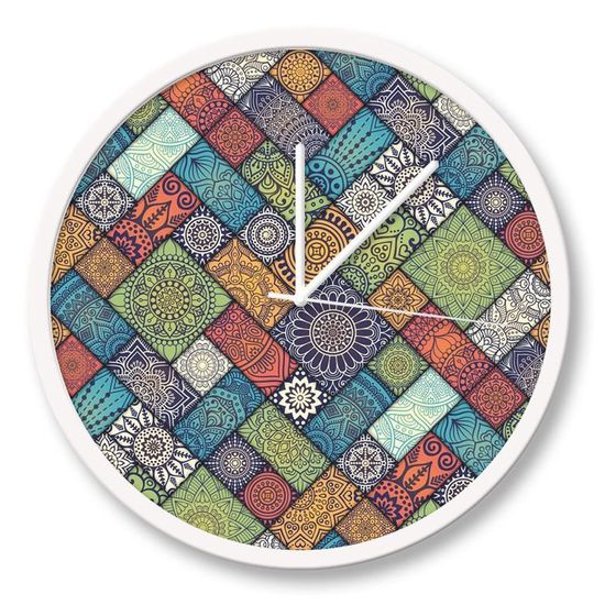 Настенные часы "Pattern" 025