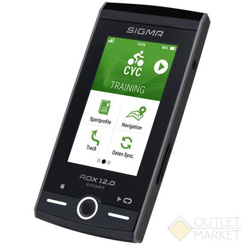 Велокомпьютер SIGMA ROX GPS 12.0 SPORT set серый