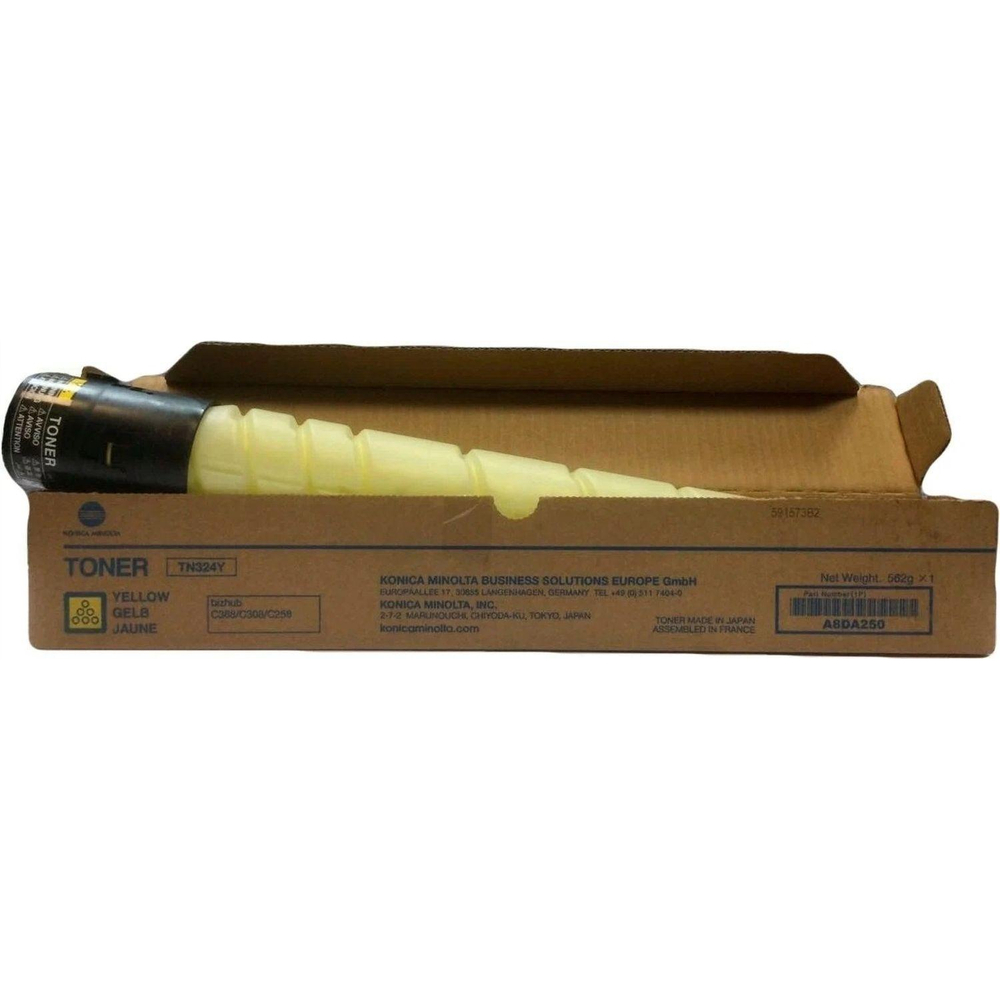 Тонер-картридж Konica-MinoltaC258/C308/C368(A8DA25H)желTN-324Y,емк 50% отст