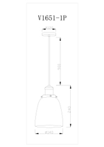 Светильник подвесной Moderli V11517-1P Single