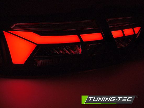 LED BAR TAIL LIGHTS RED WHITE SEQ fits AUDI A5 11-16