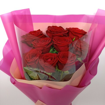 Букет из 9 роз в элегантной упаковке