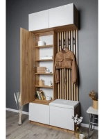 Прихожая с зеркалом комплект мебели 100х41,4х236 см