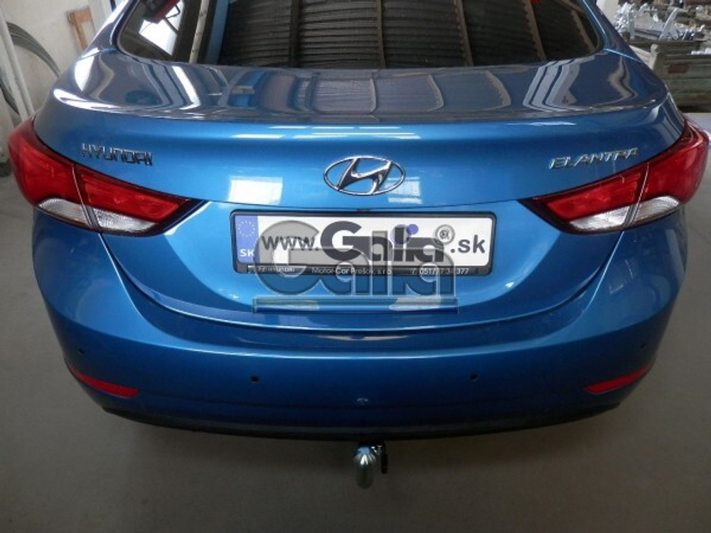 Фаркоп оцинкованный Galia H099A для Hyundai Elantra 2011-2016(паспорт и сертификат в комплекте)(без электрики)