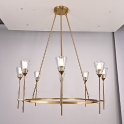 Люстра На Штанге Torche De Verre Round Chandelier 8 By Imperiumloft