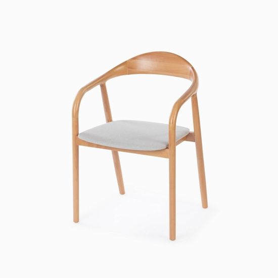 Обеденный стул Canada цвет серый/натуральный