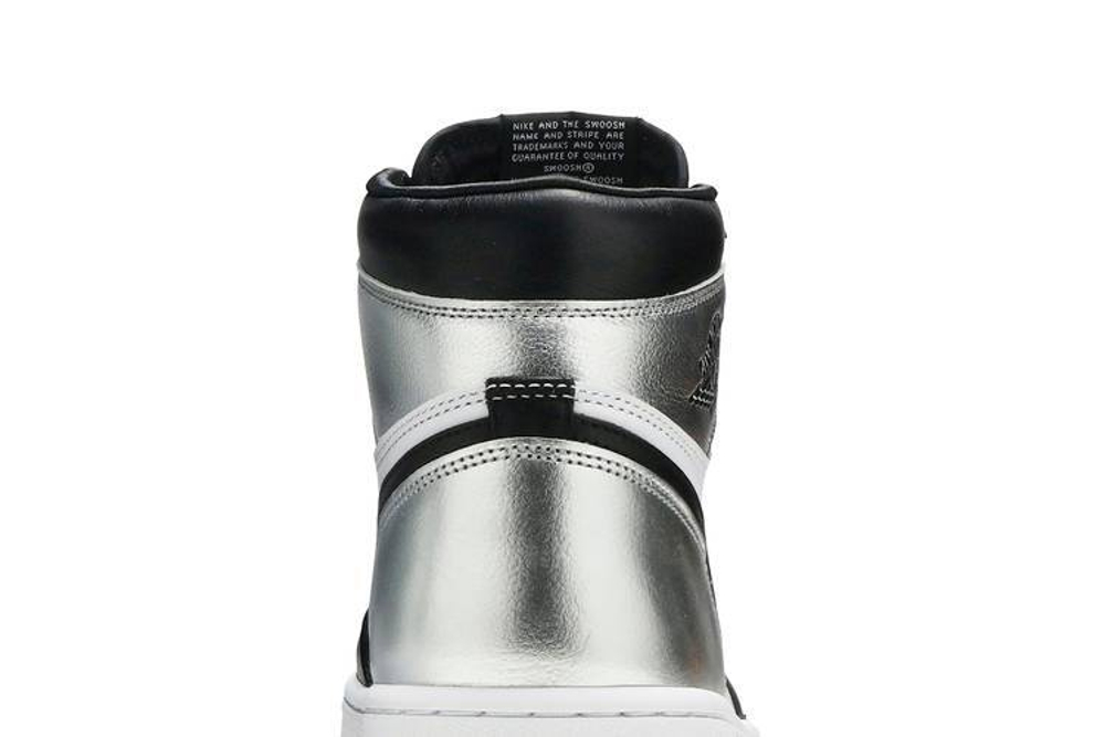 Кроссовки Jordan Air Jordan 1 High Og Retro "Silver Toe" (Женская размерная сетка)