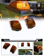 Поворотники в стиле 1980s для Mercedes-Benz G-Class W465 W464 G63 G500 G550 G450d Гелик Повторители поворотов фары переднего бампера