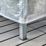 Стеллаж c чехлом - IKEA HYLLIS, 180х27х140 см, оцинкованный, ХИЛЛИС ИКЕА