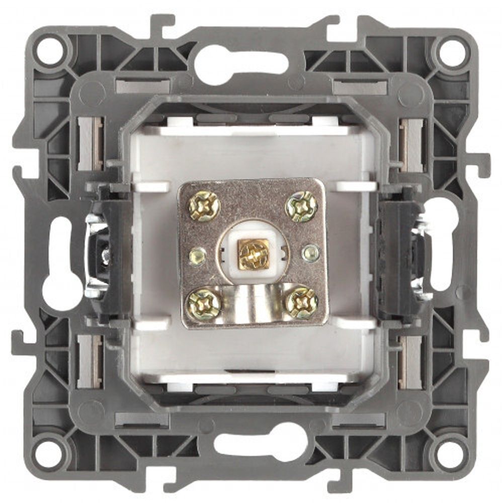 12-3101-03 ЭРА Розетка TV одиночная, IP20, Эра12, алюминий