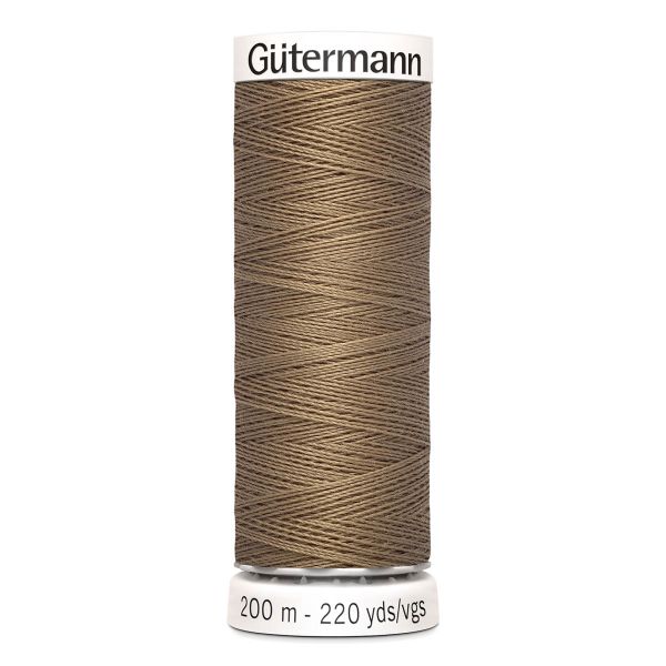 Нитки универсальные Gutermann Sew-all 100 (200 метров), 5 кат. | 850 зеленовато-бежевый