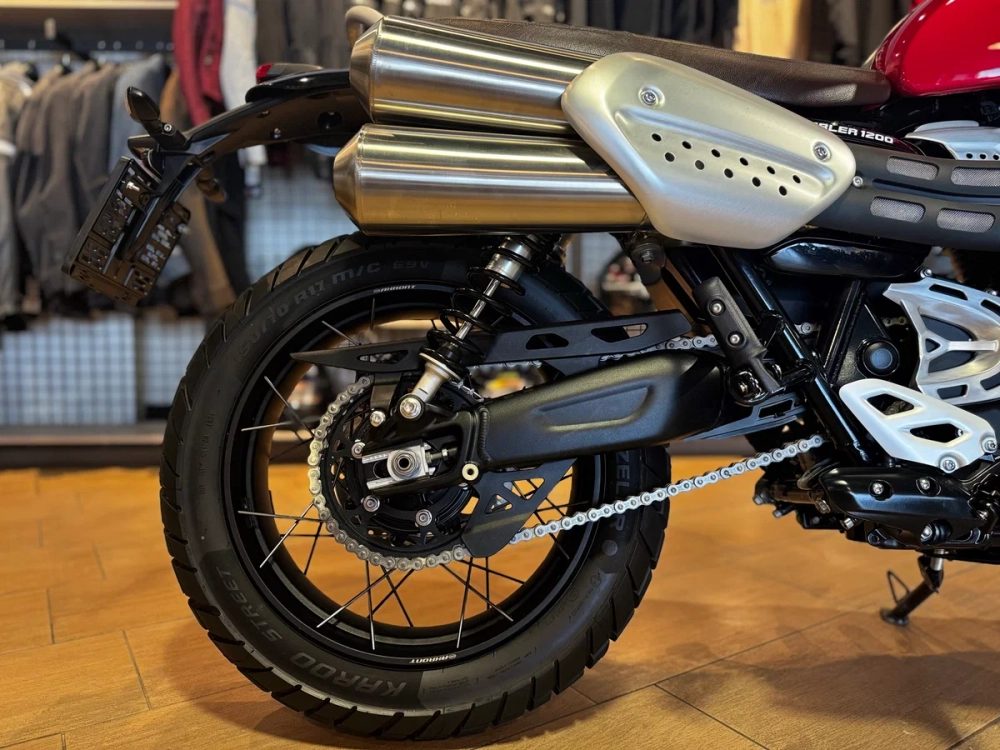 Triumph Scrambler 1200, 2025 красный