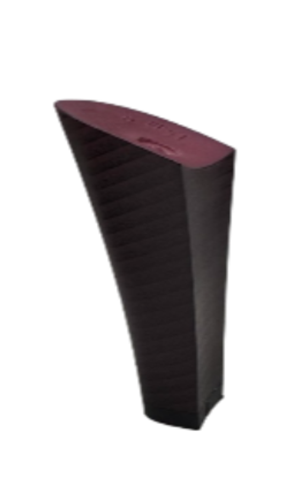 Каблуки женские ABS 8024, 95 мм, бордовый полосатый