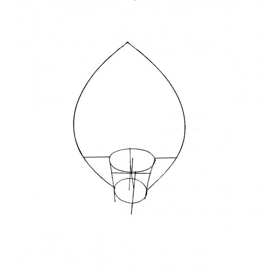 Каркас корзина СВЕЧА