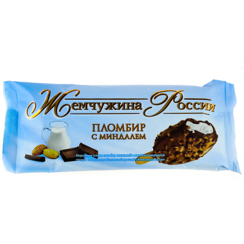 Мороженое Жемчужина России миндаль