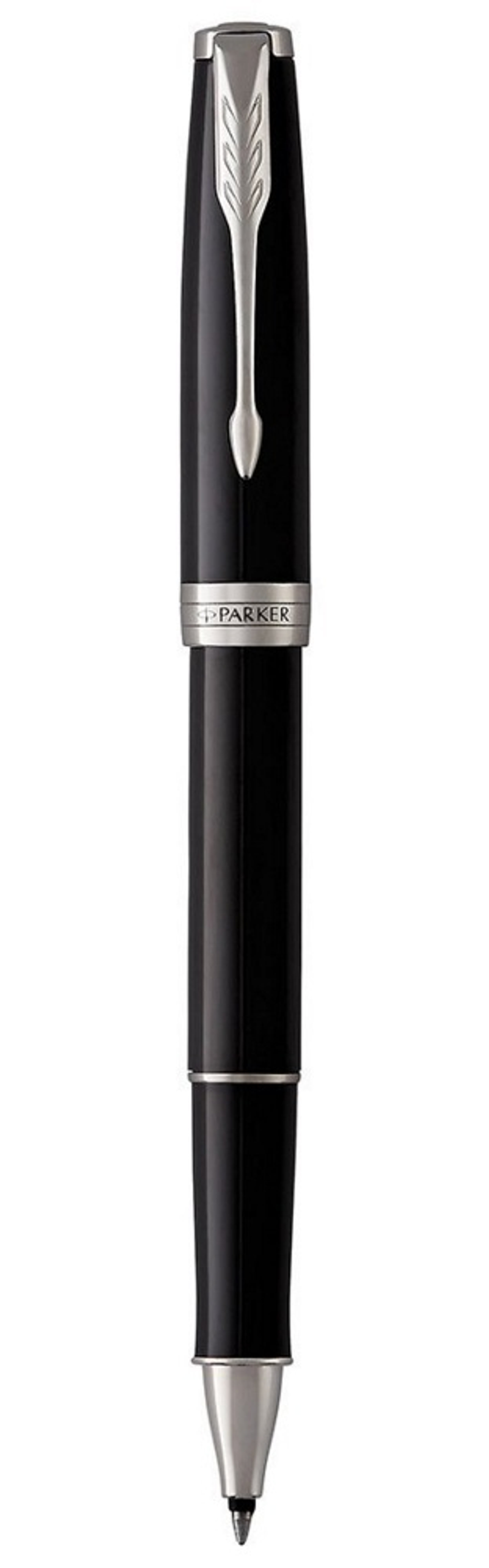 Ручка-роллер Parker Sonnet T539, цвет: Laque Black СT,  стержень: F, цвет чернил: black, в подарочной упаковке
