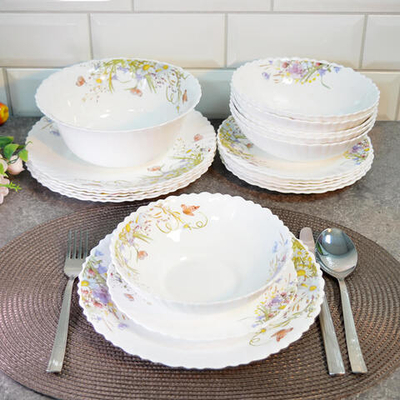 Столовый набор 19 предметов "Ромашки"