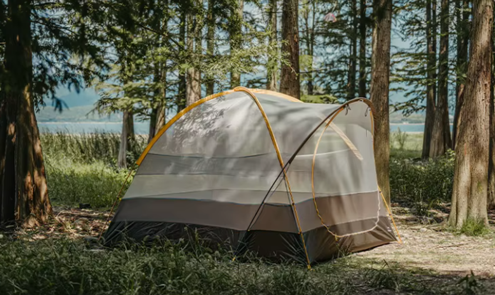 Палатка Naturehike KOTA 6, 6-местная, серо-коричневая